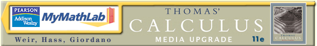 Thomas Calculus banner